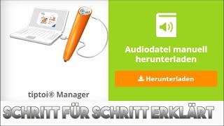 Tiptoi Bücher installieren mit dem Tiptoi Manager oder Manuell [upl. by Aibun]