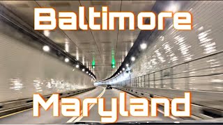 Baltimore MD  Harbor Side amp FT McHenry Tunnel [upl. by Eeslek]