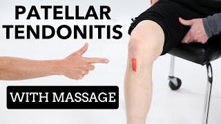 How To Use A Massage Gun On Patellar Tendonitis [upl. by Ymrej145]