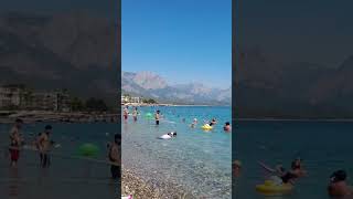 Antalya KEMER Beach walk 🏖💞 turkey Turkiye [upl. by Leinadnhoj]