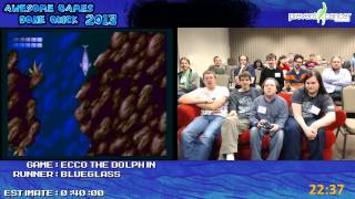 Ecco The Dolphin  Speed Run in 04146 by BlueGlass live for AGDQ 2013 Genesis [upl. by Eimorej445]