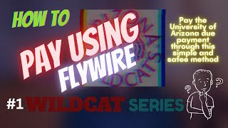 How to pay University fee via Flywire  WildCat Series 1  Rohan Gharate  University of Arizona [upl. by Elwood929]