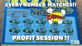 ‼️Every Number Matches‼️BOOM‼️Manual Win All on 10X the Money 💵 20X Symbol Shows Up‼️Georgia Lottery [upl. by Adnov277]