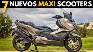 7 nuevos Maxi Scooters para 2024 [upl. by Letnoj]