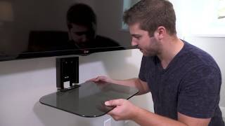 How to Add a Media Shelf to a TV Mount [upl. by Gentes101]