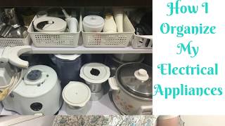 How To Organize Electrical Appliances  Ideas Suitable for Indian Appliances [upl. by Manara]