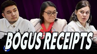 Duda si Rodge Gutierrez sa 158 na tila BOGUS Receipts mula sa OVP [upl. by Airdnaid]