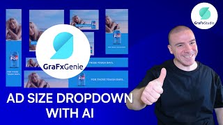 Create a dropdown menu for your ad sizes with GraFx Genie [upl. by Arihs]