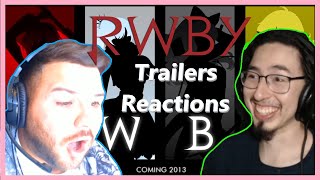 Group Reaction to RWBY trailers 14  RWBY Reaction [upl. by Robbi]