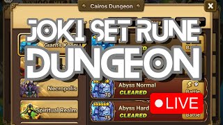 LIVE JOKI SET RUNE DUNGEON PART 2  Summoners War Indonesia [upl. by Oleta]