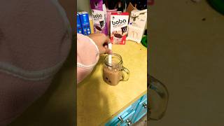 instant boba 😚🧋 music song boba sick art drink trending dancer athome instant food [upl. by Artenehs246]