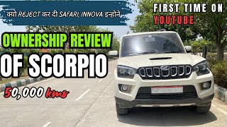 Mahindra Scorpio Ownership Review Mileage Maintenance Safety  Scorpio S7 140BHP [upl. by Matthieu708]