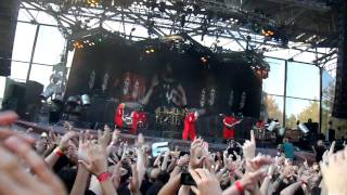 Slipknot Psychosocial Live in SF 2011 Greece [upl. by Akimyt]