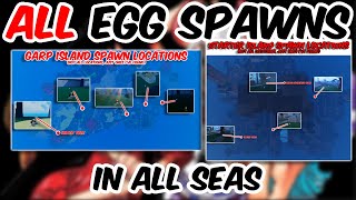 AOPG All Eggs Spawns In All Seas Spawns Easy Gear 5 [upl. by Geanine]