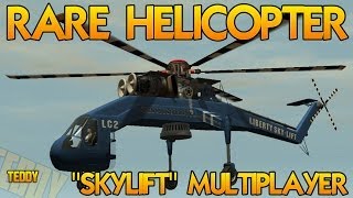 GTA 5 Rare Vehicle  Secret Skylift Helicopter In GTA 5 Online GTA V [upl. by Enywad]