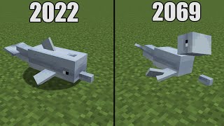 minecraft physics now vs 2069 [upl. by Nodnil838]