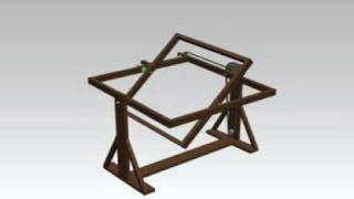 rotational casting machine simulation [upl. by Dahij]