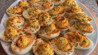 SOUTHERN STYLE DEVILED EGGS [upl. by Eelorac]