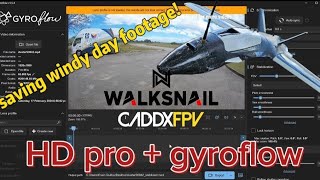 Stabilizing Walksnail HD Pro footage with Gyroflow [upl. by Adnar]