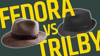 This Over That Brimmed Hats  Fedora vs Trilby  Whats The Difference • Effortless Gent [upl. by Roberta]