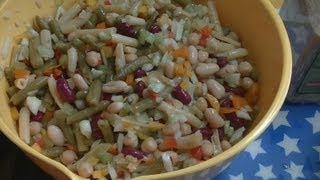 Mixed Bean Salad Fast amp Fresh Noreens Kitchen [upl. by Perrin]