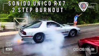 Sonido Unico Rotativo Mazda RX7 2 Step Burnout en Puerto Rico [upl. by Chlo]