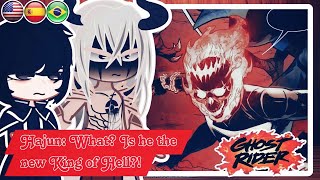 Gods  Record of Ragnarok  react to Ghost Rider  TikTok  Parte 1 🇧🇷🇪🇸🇺🇲 [upl. by Rialb707]