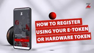 Register On The New Mobile App With Your EToken Or Hardware Token [upl. by Aicitel257]