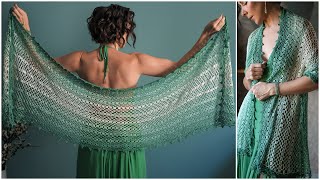 Easy StepbyStep Instructions to Crochet Trefoils for the Fabulous Fences Shawl  Win a Yarn Kit [upl. by Annecorinne]