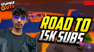 ​​LIVE NOW STUMBLE GUYS BLOCK DASH TEAM  LETS BATTLE EACHTOHER  ROAD TO 15K  NEO IS LIVE [upl. by Adnoved]