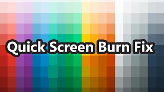 Screen Burn Fix stuck pixel any oled and amoled screen [upl. by Eupheemia]