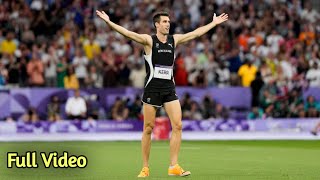 Hamish Kerr wins dramatic high jump gold after sudden death round  olympics 2024 highlights [upl. by Gibbons]