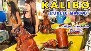 KALIBO PUBLIC MARKET  Exploring the Early Morning Bustle of Aklans Capital Food Market kalibo [upl. by Yrallih106]