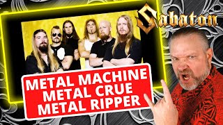 First Time Reaction to quotMetal Machinequot quotMetal Cruequot and quotMetal Ripperquot by Sabaton [upl. by English]