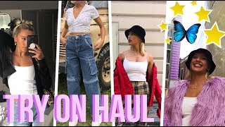 HUGE Try on clothing haul Way too much money   Oliviagrace [upl. by Nalyk]