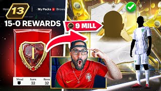 OMG WE PACKED 9 MIL COIN ICON BEST EVER RANK 1 REWARDS FC 25 ULTIMATE TEAM [upl. by Antoinetta379]