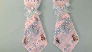 Baby Shower Father to Be Felt Tie [upl. by Ecienaj]