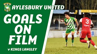 GOALS ON FILM  Aylesbury United 12 Kings Langley  Brayden Daniel scores first goal for the Ducks [upl. by Abekam]