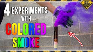 4 Tricks with Colored Smoke How to Make Colored DIY Smoke Bomb And Pull Some Cool Smoke Tricks [upl. by Elin]