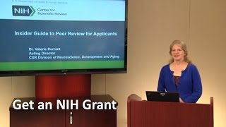 Insiders Guide to NIH Peer Review for Applicants [upl. by Riha309]