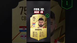 Gvardiol card evolution from FIFA 21 to FC 25 [upl. by Billmyre]