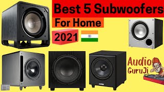 Best 5 Subwoofers For Home  Best Active Subwoofers  Top 5 Best Subwoofer  subwoofer audioguruji [upl. by Nguyen]