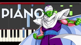 Dragon Ball Piccolo theme Piano Midi tutorial Sheet app Cover Karaoke [upl. by Quintana]