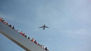 Fly Over Paul Brown Stadium C5 Galaxy [upl. by Aniarrol825]