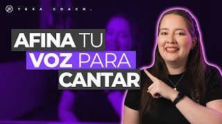 MEJORA LA AFINACIÓN DE TU VOZ CON ESTOS EJERCICIOS  CANTA BIEN Y AFINADO  YEKA COACH [upl. by Onabru]