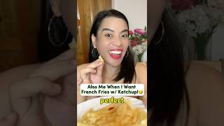 Boy Stops Wasting Food Now Eating French Fries with Ketchup Challenge shorts short funny asmr [upl. by Flanders55]