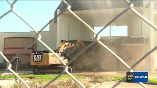 Jamestown Mall demolition begins [upl. by Vedette]