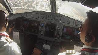 ATR72600 Landing at Toncontin Airport Tegucigalpa Honduras from inside the cockpit [upl. by Nnyllatsyrc]