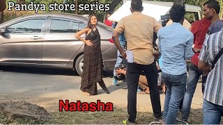 PANDYA STORE  TV series  live shooting in Goregaon film city  NATASHA pandyastore natasha [upl. by Susanna607]