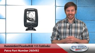 Humminbird PiranhaMAX 155 Fishfinder [upl. by Eslek]